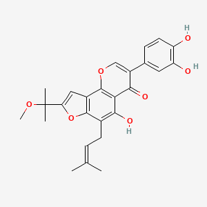 Chemical structure of Derrisisoflavone I
