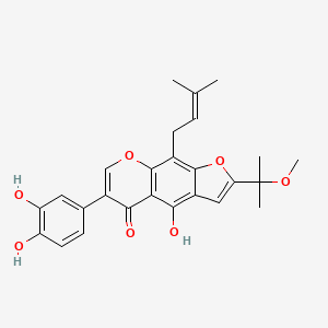 Chemical structure of Derrisisoflavone H