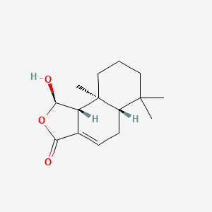 Chemical structure of Dendocarbin A