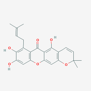 Chemical structure of Demethylmangostanin