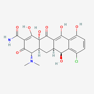 Chemical structure of Demeclocycline