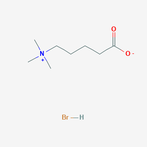Chemical structure of delta-Valerobetaine (hydrobromide)