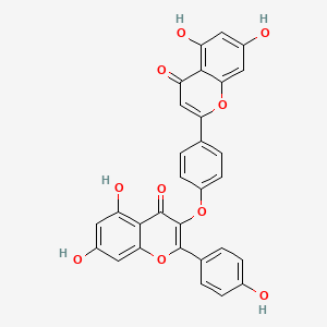 Chemical structure of Delicaflavone