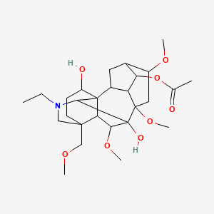 Chemical structure of Delbonine