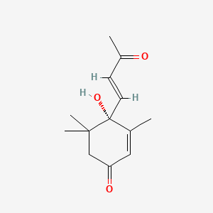 Chemical structure of Dehydrovomifoliol