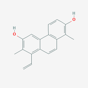 Chemical structure of Dehydrojuncuenin B