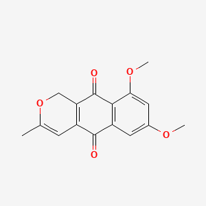 Chemical structure of Dehydroherbarin