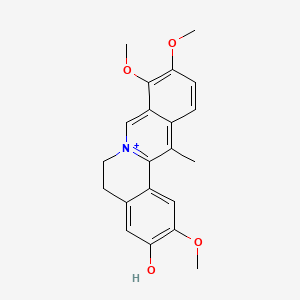 Chemical structure of Dehydrocorybulbine