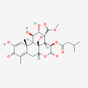 Chemical structure of Dehydrobruceine A