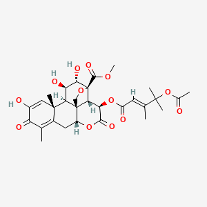 Chemical structure of Dehydrobruceantinol