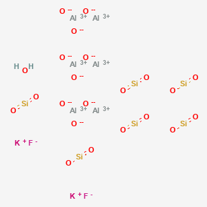 Chemical structure of Dehydrated mica