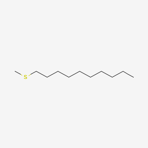 Chemical structure of Decyl Methyl Sulfide