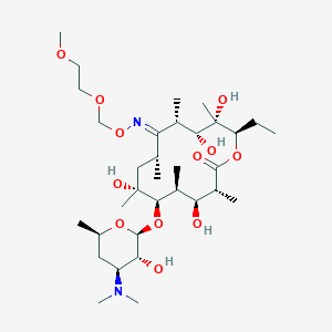 Chemical structure of Decladinose roxithromycin (Roxithromycin Impurity B)