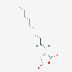 Chemical structure of Decenylsuccinic Anhydride