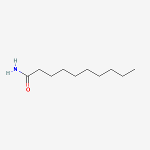 Chemical structure of Decanamide