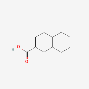 Chemical structure of Decahydronaphthalene-2-carboxylic acid