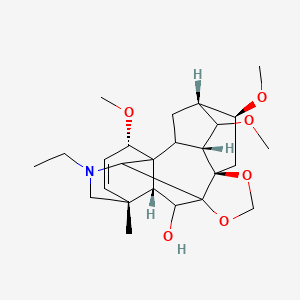 Chemical structure of Deacetyltatsiensine