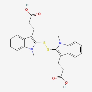 Chemical structure of DBCO-SS-COOH