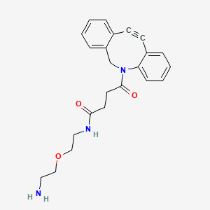 Chemical structure of DBCO-PEG1-amine