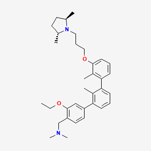 Chemical structure of DBCO-Palmitic