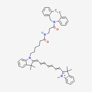 Chemical structure of DBCO-Cyanine7
