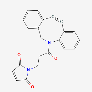 Chemical structure of DBCO-C3-Maleimide