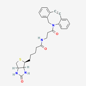 Chemical structure of DBCO-Biotin
