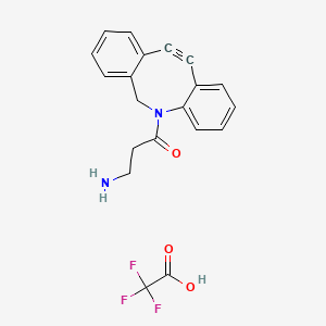 Chemical structure of Dbco-Amine TFA