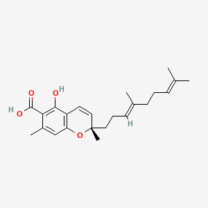 Chemical structure of Daurichromenic acid