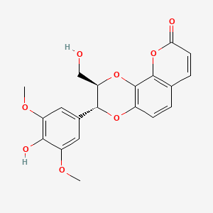 Chemical structure of daphneticin
