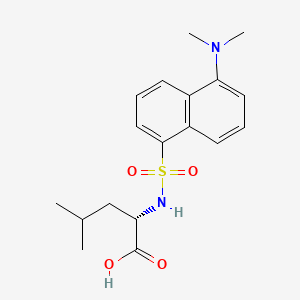 Chemical structure of Dansyl-L-leucine