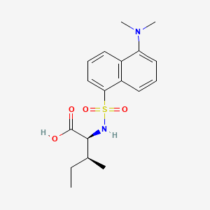 Chemical structure of Dansyl-L-isoleucine