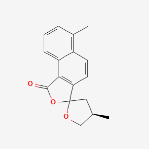Chemical structure of Dan Shen spiroketal lactone