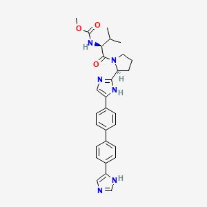 Chemical structure of Daclatasvir Impurity C