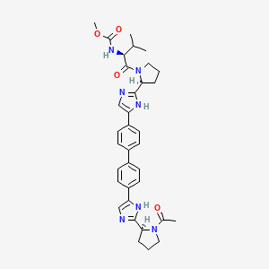 Chemical structure of Daclatasvir Impurity B