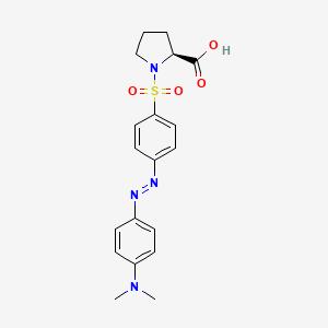 Chemical structure of Dabsyl-L-proline