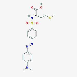 Chemical structure of Dabsyl-L-methionine