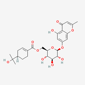 Chemical structure of Cypellocarpin C