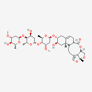 Chemical structure of Cynanoside F