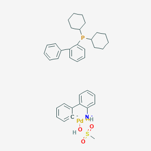 Chemical structure of CyJohnPhos Pd G3