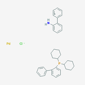 Chemical structure of CyJohnPhos Pd G2