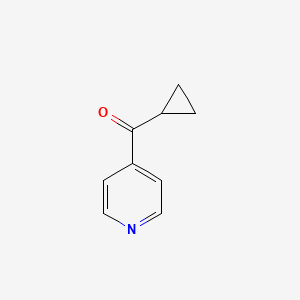 Chemical structure of Cyclopropyl(pyridin-4-yl)methanone
