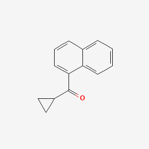 Chemical structure of Cyclopropyl(naphthalen-1-yl)methanone