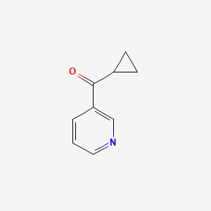 Chemical structure of Cyclopropyl(3-pyridyl)methanone