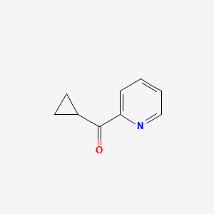 Chemical structure of 2-Cyclopropanecarbonylpyridine