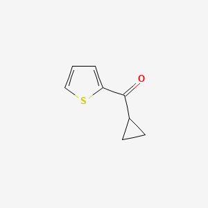 Chemical structure of Cyclopropyl 2-Thienyl Ketone