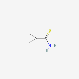 Chemical structure of Cyclopropanecarbothioamide