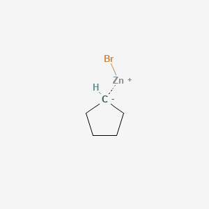 Chemical structure of Cyclopentylzinc broMide