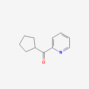 Chemical structure of Cyclopentyl 2-pyridyl ketone