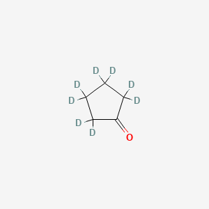 Chemical structure of Cyclopentanone-d8